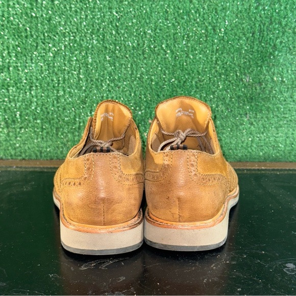 Cole Haan Oxford Brogue Brown Suede Dress Shoes Men’s Size 8.5 - Picture 4 of 6